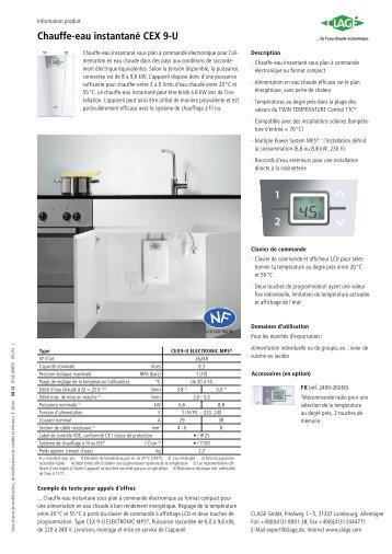 CEX9-U - Clage GmbH