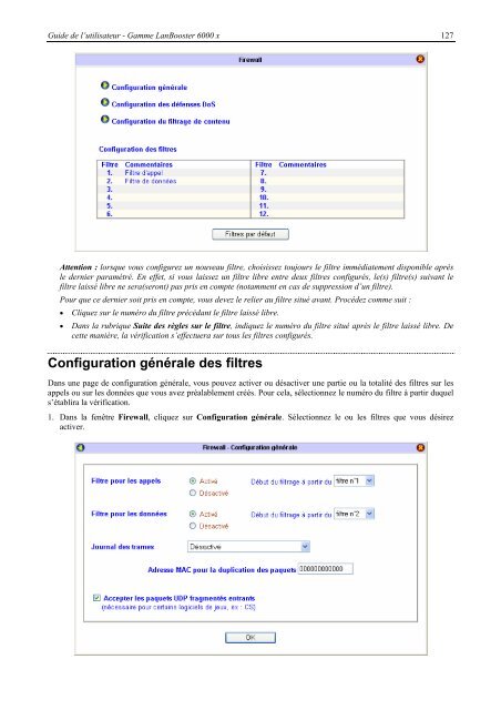 Guide de l'utilisateur