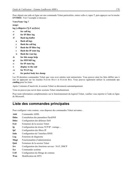 Guide de l'utilisateur