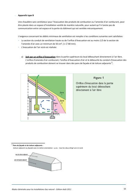 Règles Générales pour les Installations Gaz naturel - Vinçotte