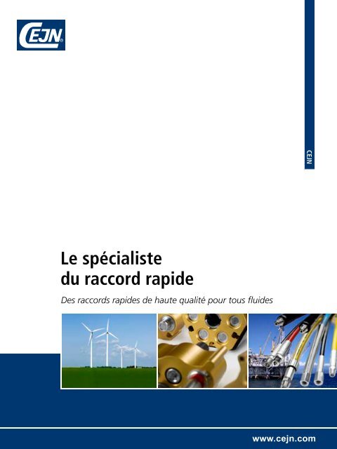 Nouveau raccord air comprimé haut débit pour une connexion et une