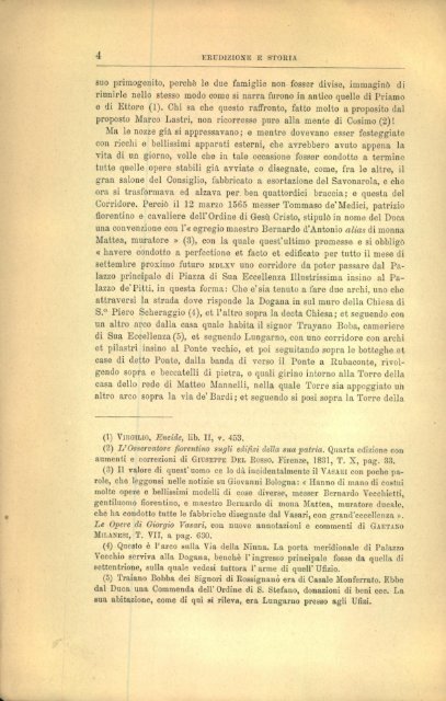 Il corridore dal Palazzo vecchio al Palazzo del Pitti