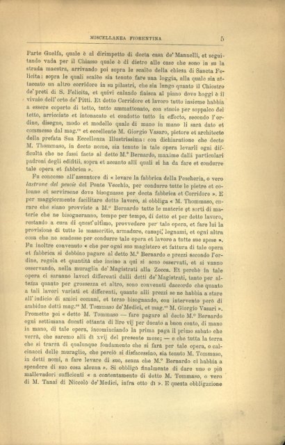 Il corridore dal Palazzo vecchio al Palazzo del Pitti