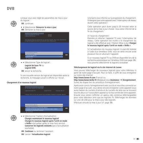 Mode d'emploi TV - Loewe