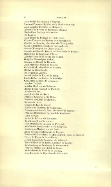 Catalogue des gentilshommes d'Auvergne et de Rouergue qui ont ...