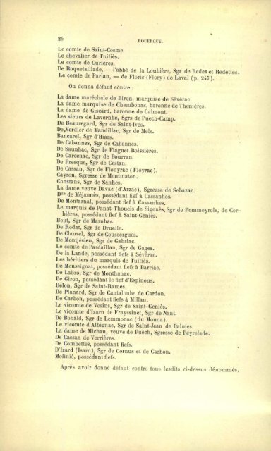 Catalogue des gentilshommes d'Auvergne et de Rouergue qui ont ...