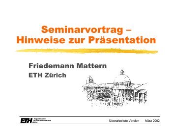 Seminarvortrag