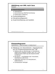 Abbildung von UML nach Java Klassendiagramm - Business ...