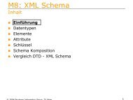 M8: XML Schema - Business Informatics Group