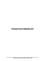 Benin - Reglementation de la profession de promoteur immobilier ...