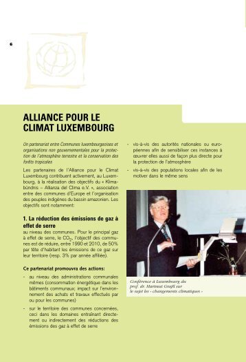 alliance pour le climat luxembourg - Klima-Bündnis Lëtzebuerg