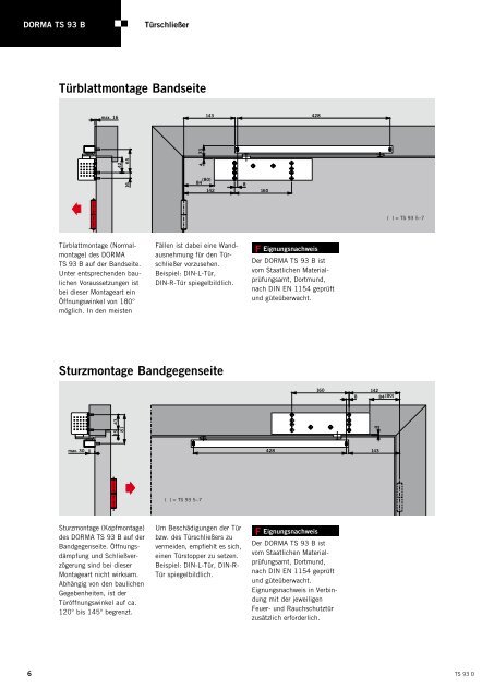 Gleitschienen- Türschließersystem im Contur Design - Krakow-Shop