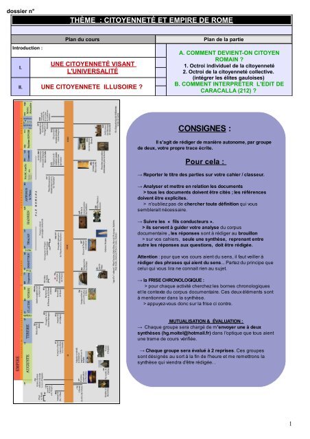 Comment devient-on citoyen romain - cours et espace de ...