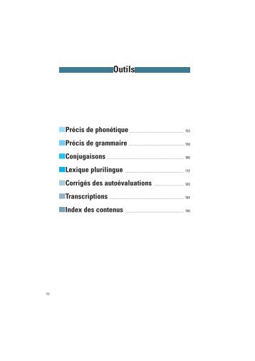 Outils Précis de phonétique - Hachette