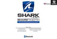 Kit mains libres Bluetooth pour moto - Shark