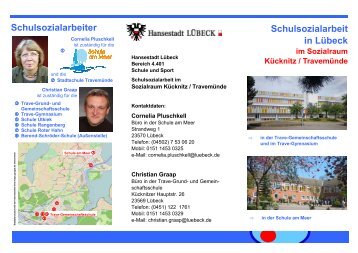 Schulsozialarbeit in Lübeck Schulsozialarbeiter - Hansestadt LÜBECK