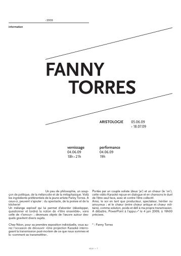 texte (PDF) - néon diffuseur d'art contemporain