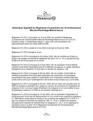 RÈGLEMENT D'URBANISME DE L ... - Ville de Montréal