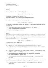 Enoncé et corrigé - Maths-france.fr