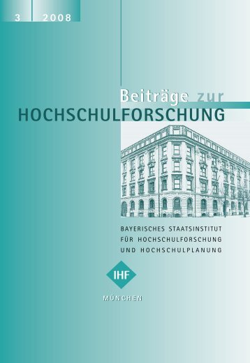 Themenheft "Hochschul-Fundraising" - Beiträge zur ...