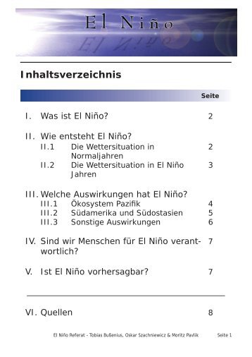 El Niño final.indd - Hamburger Bildungsserver