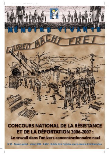 Le travail dans l'univers concentrationnaire nazi - Fondation pour la ...
