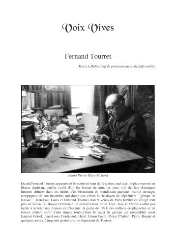fernand tourret - Robert Vigneau