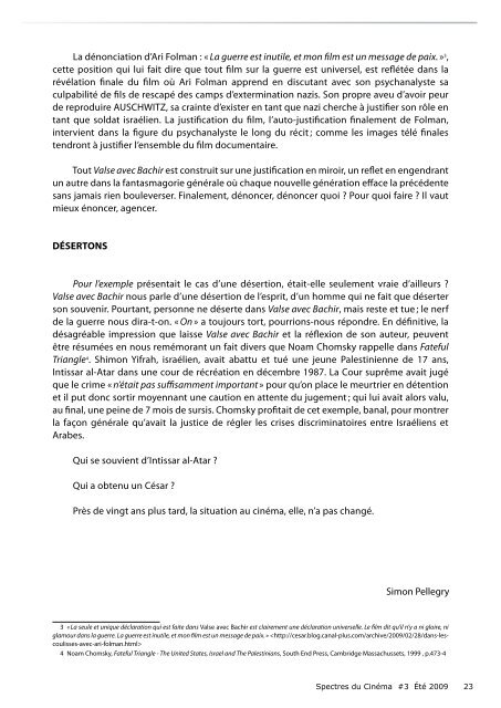 Télécharger la version PDF - Spectres du cinéma