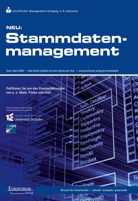 Stammdaten- management