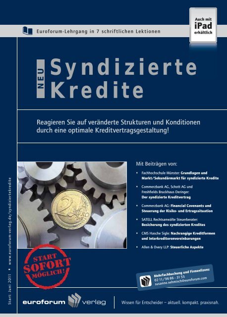 Syndizierte Kredite - IIR Deutschland GmbH