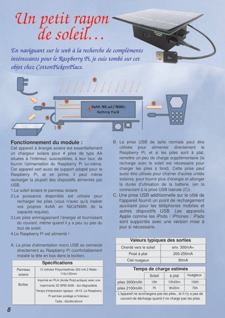 MagPi 7 français - Framboise 314, le Raspberry Pi à la sauce ...