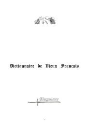 Dictionnaire Francais Occitan