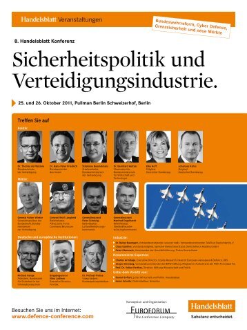 Sicherheitspolitik und Verteidigungsindustrie.