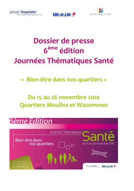 Journées Thématiques Santé - GHICL