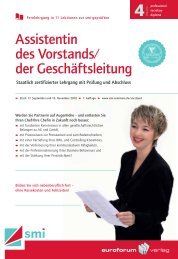 Assistentin des Vorstands⁄ der Geschäftsleitung