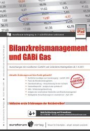 Bilanzkreismanagement und GABi Gas