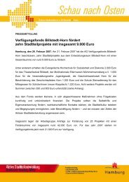 Verfügungsfonds Billstedt-Horn fördert zehn - Entwicklungsraum ...