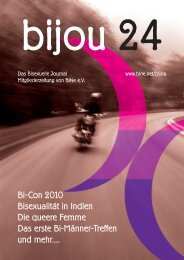 PDF-Version - BiNe Bisexuelles Netzwerk eV