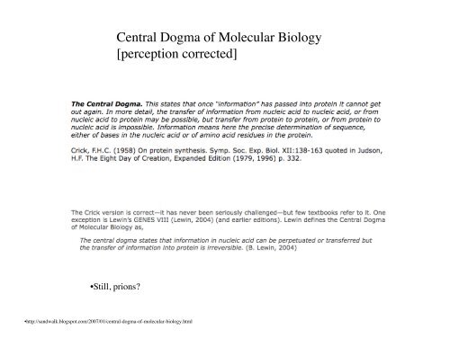 Lecture 5: Chapter 4 • Basic molecular genetic ... - Genome Tools