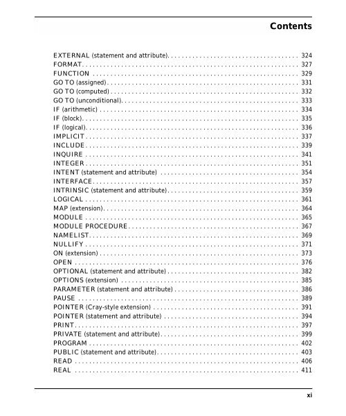 HP Fortran Programmer's Reference