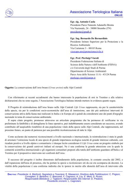 testo completo - Unità di Analisi e Gestione delle Risorse Ambientali ...