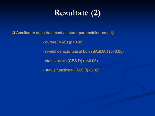 9. Eficienţa terapiei balneofizicale asupra statutusului simptomatico ...