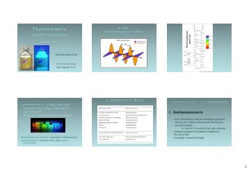 Fluoreszcencia spektroszkópia - Biofizikai Intézet