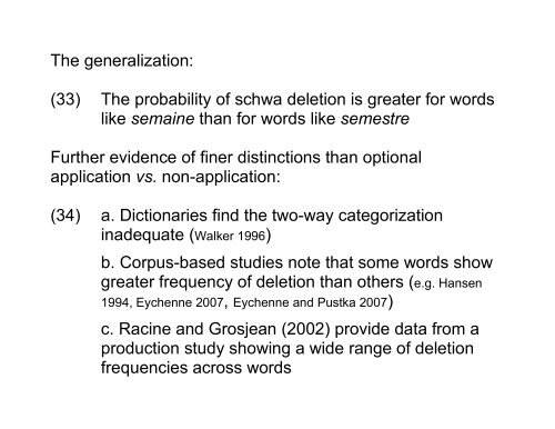 Lexically conditioned variation in Harmonic Grammar