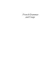 French Grammar and Usage - Free download engineering e books