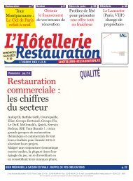 Éditions BPI, 14,50 - L'Hôtellerie Restauration