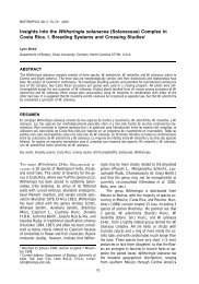 Insights into the Witheringia solanacea (Solanaceae ... - BioOne