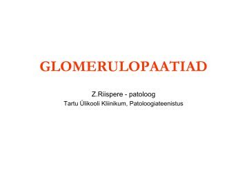 glomerulopaatiad