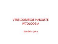 VERELOOMEKOE HAIGUSTE PATOLOOGIA