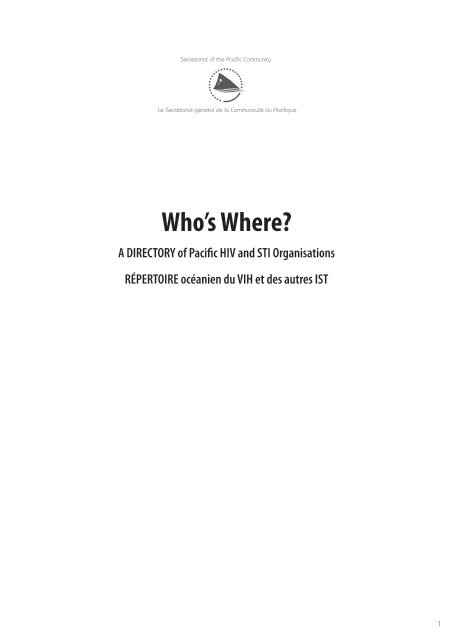 Who's where: a directory of Pacific HIV - hivpolicy.org